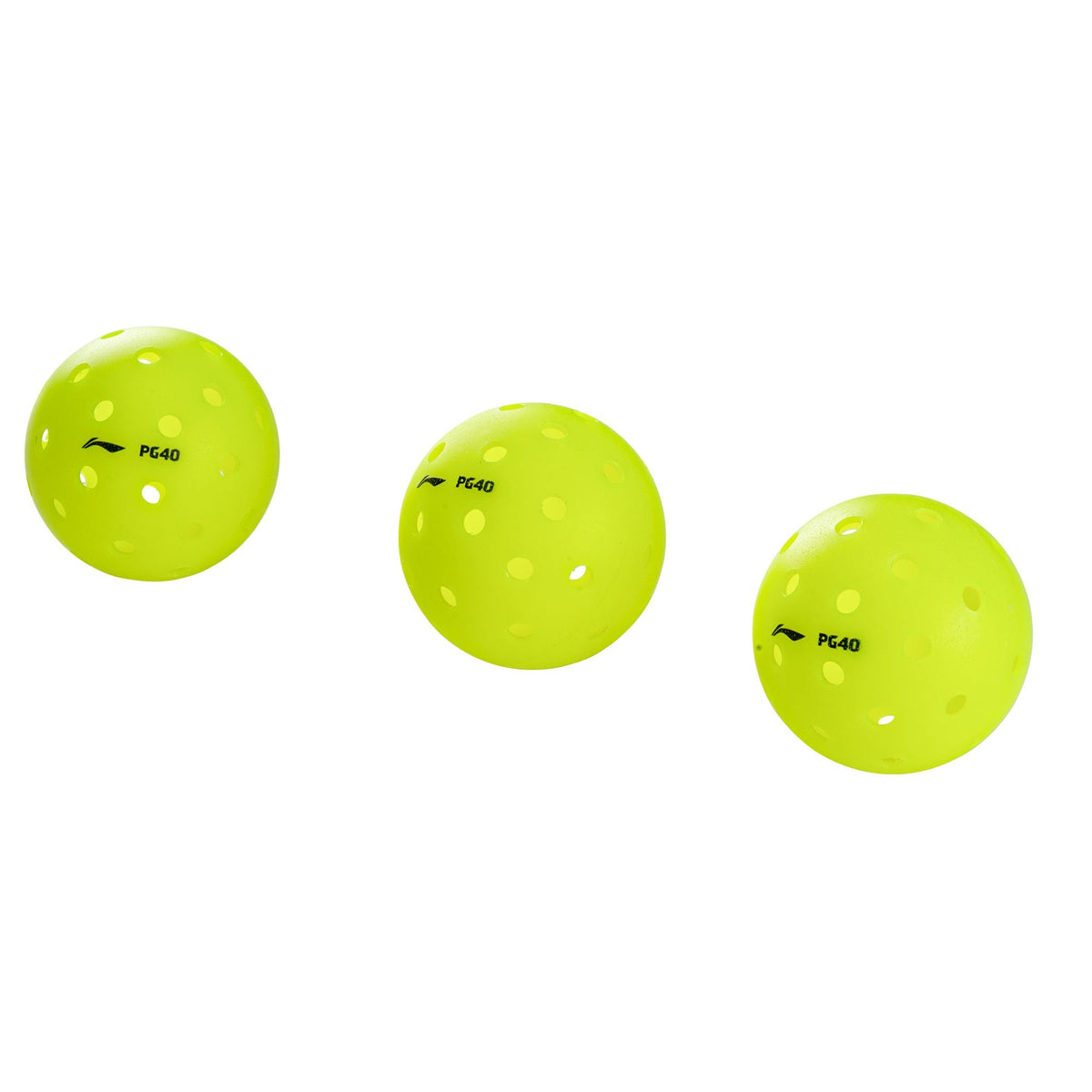 Li-Ning PG40 Outdoor Pickleballs (3-Pack)