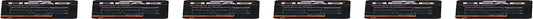 (2 Pack) Super Comp Racquet Overgrip - 3-Pack with Tape, Black Color