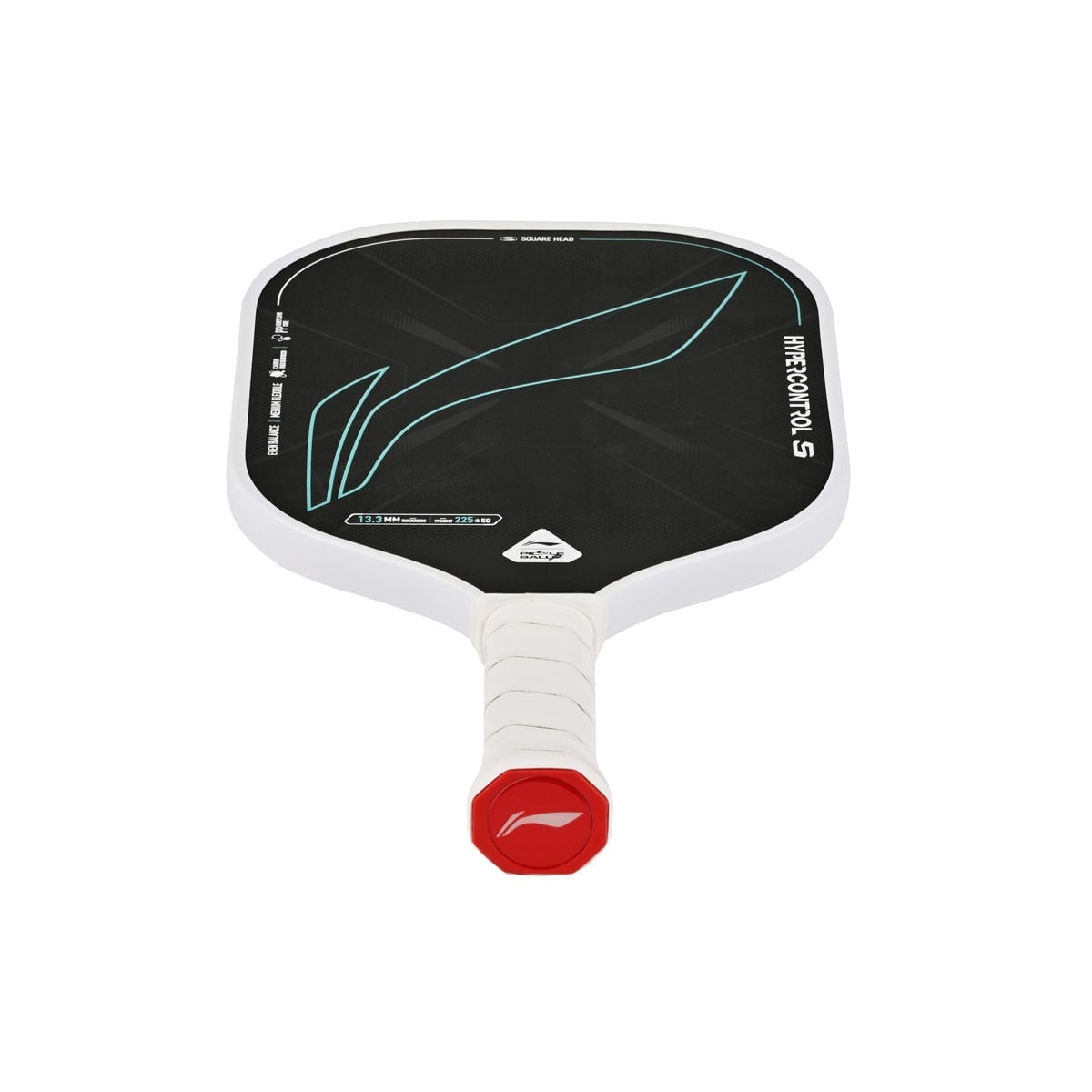 Li-Ning HYPERCONTROL 5 Black-Pearl White Pickleball Paddle
