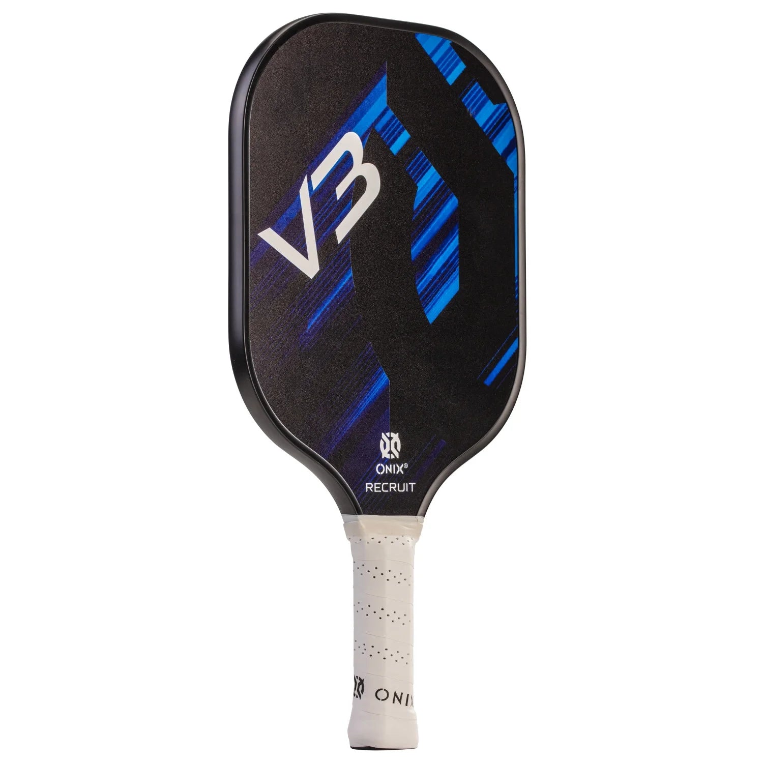 Recruit by  Pickleball V3 Paddle for All Ages and Skill Levels , Blue, Medium Weight