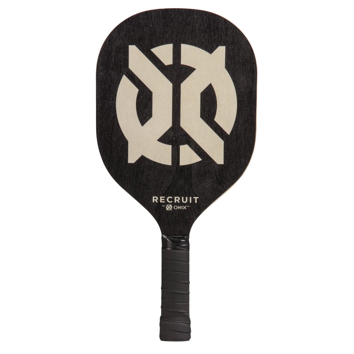 Recruit by  Wood Pickleball Starter Set for All Ages and Levels to Learn to Play, Black