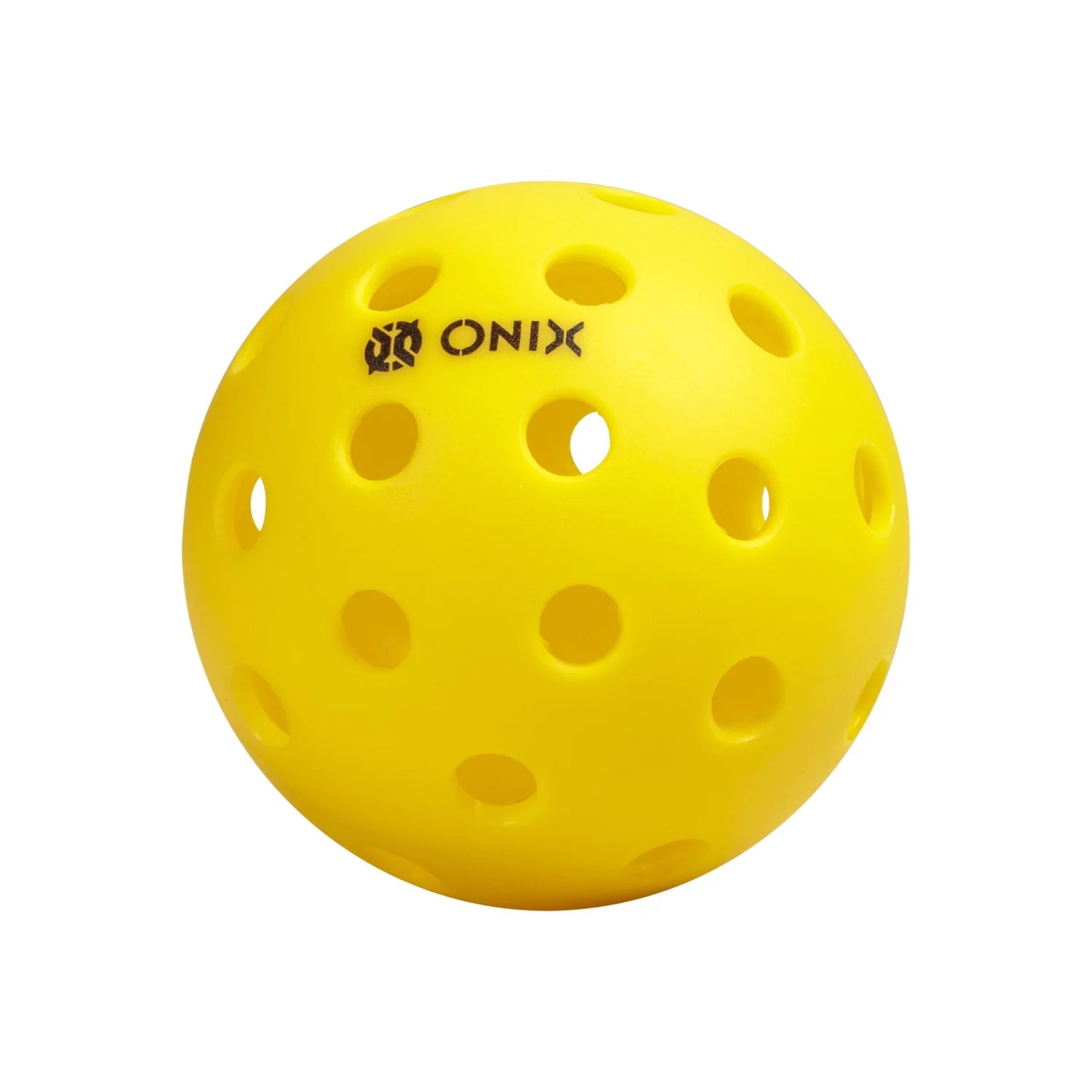 Recruit by  Pickleball Pure Outdoor Balls (Yellow, 3-Pack), 2.5 Lb