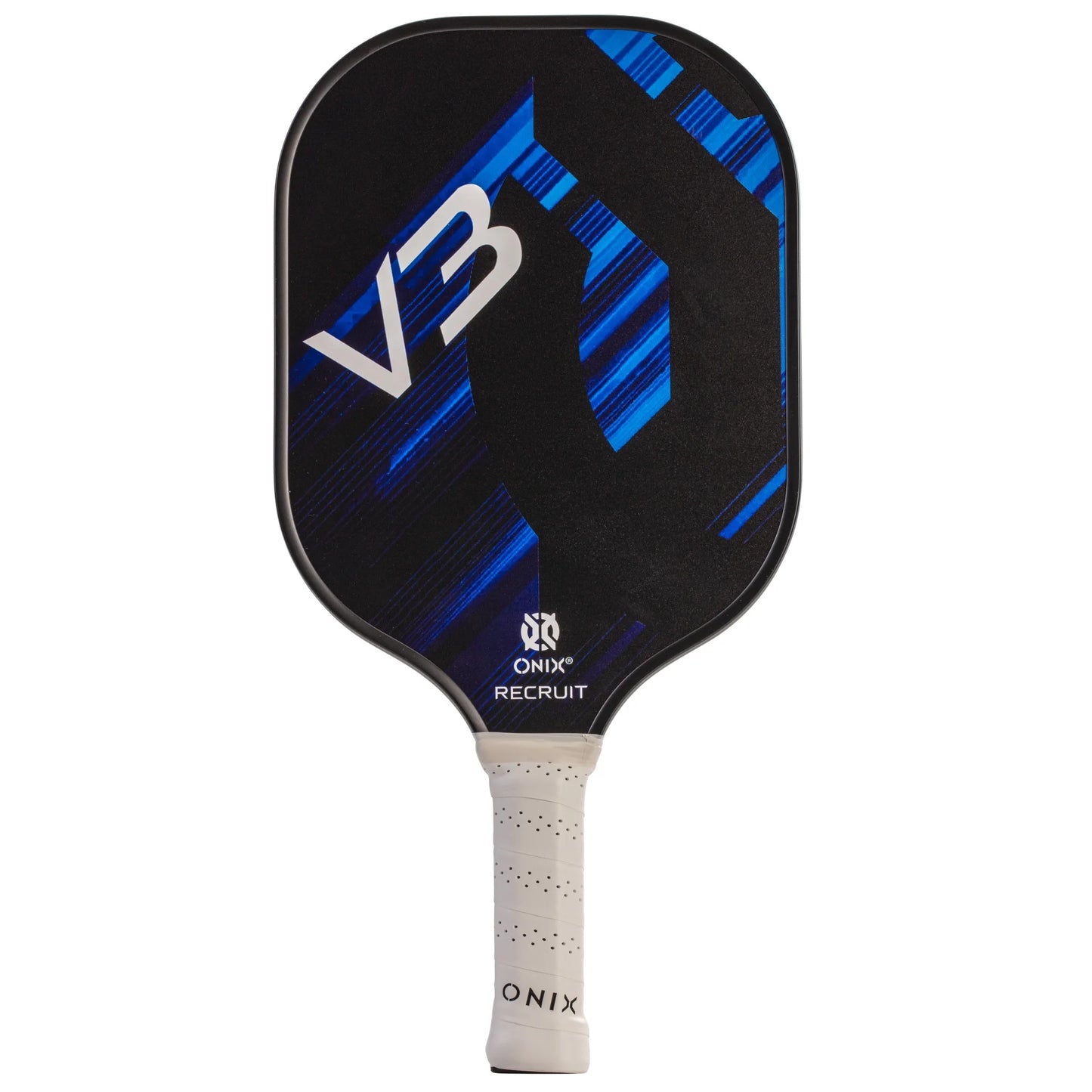Recruit by  Pickleball V3 Paddle for All Ages and Skill Levels , Blue, Medium Weight