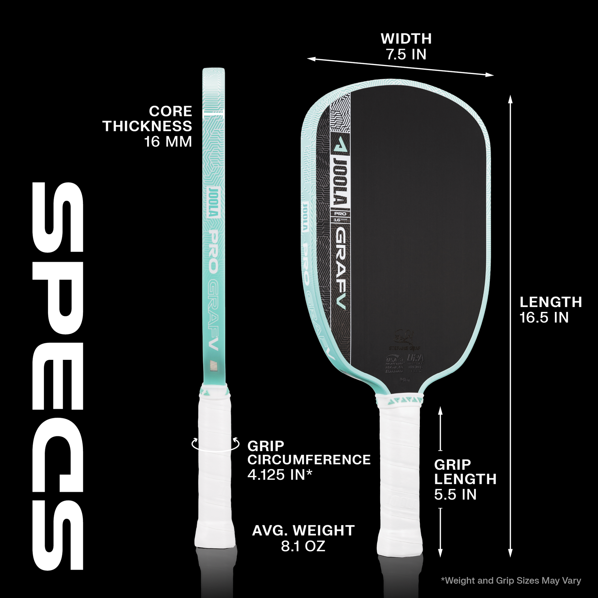 JOOLA Graf Pro V Pickleball Paddle