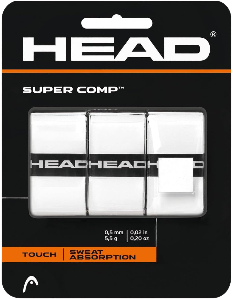 Super Comp Overgrip - Paddle Grip Tape - 3-Pack, White