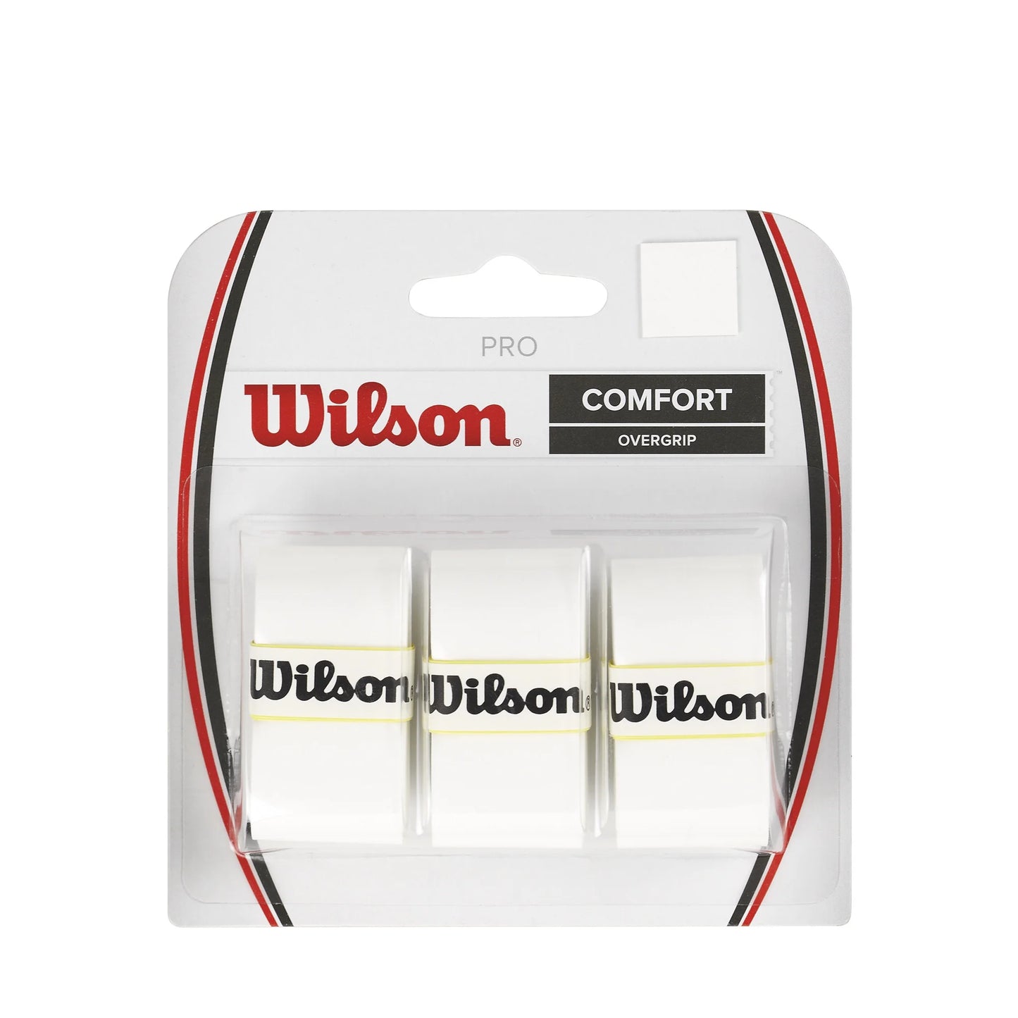 Pro Comfort Overgrip for Tennis Rackets, White - 3 Rolls