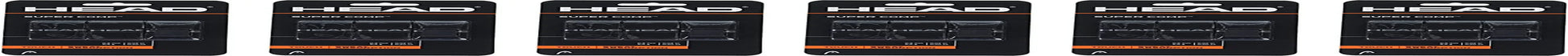 (2 Pack)  Super Comp Racquet Overgrip - 3-Pack with Tape, Black Color