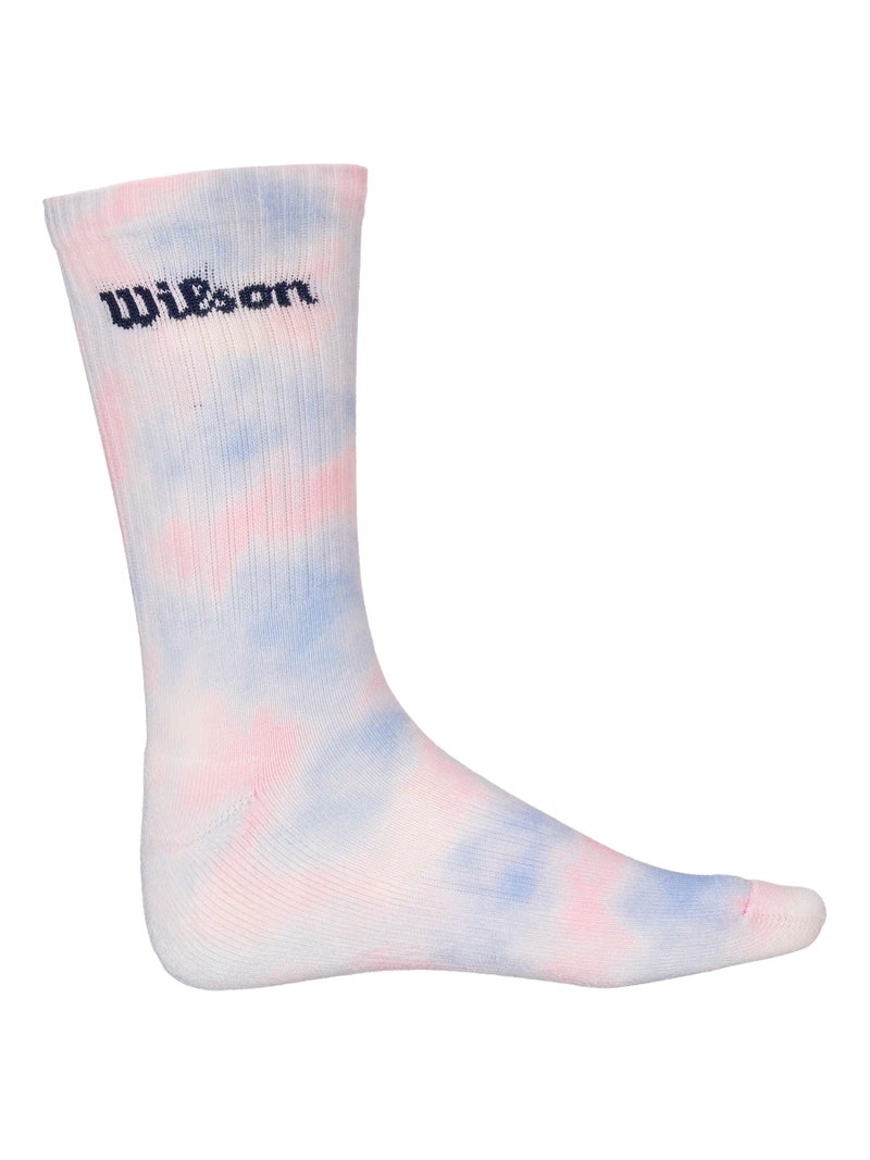Wilson Beat The Heat Crew Logo Socks - Ombre